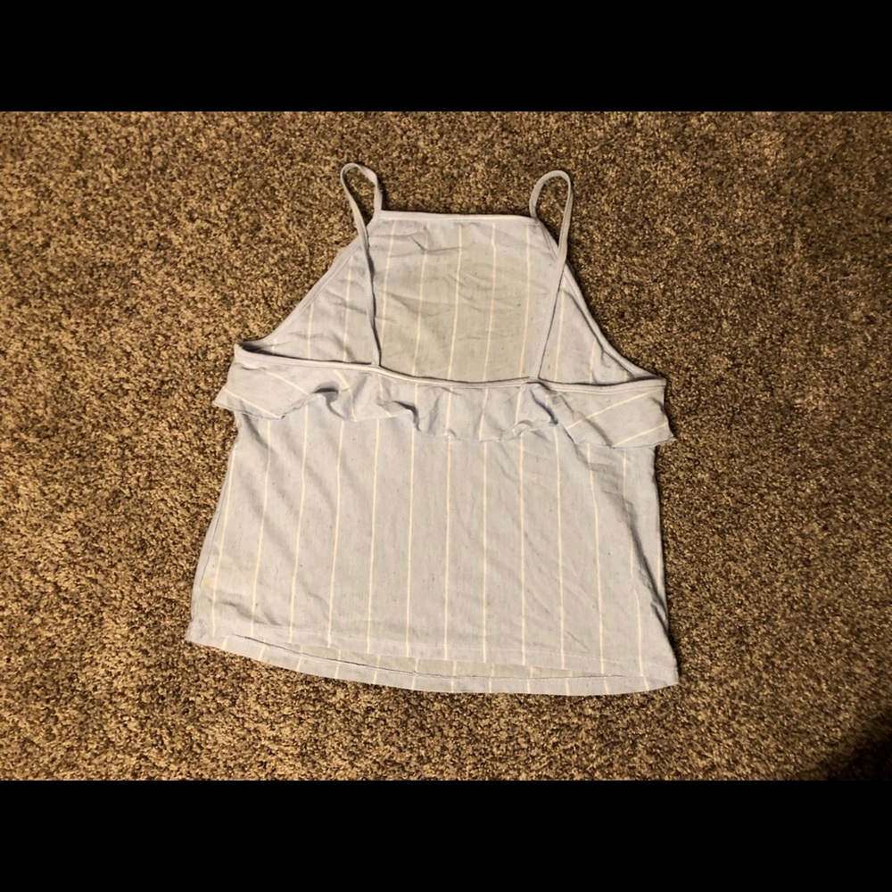 AEO High Neck Tank w/ Ruffles - Picture 2 of 4